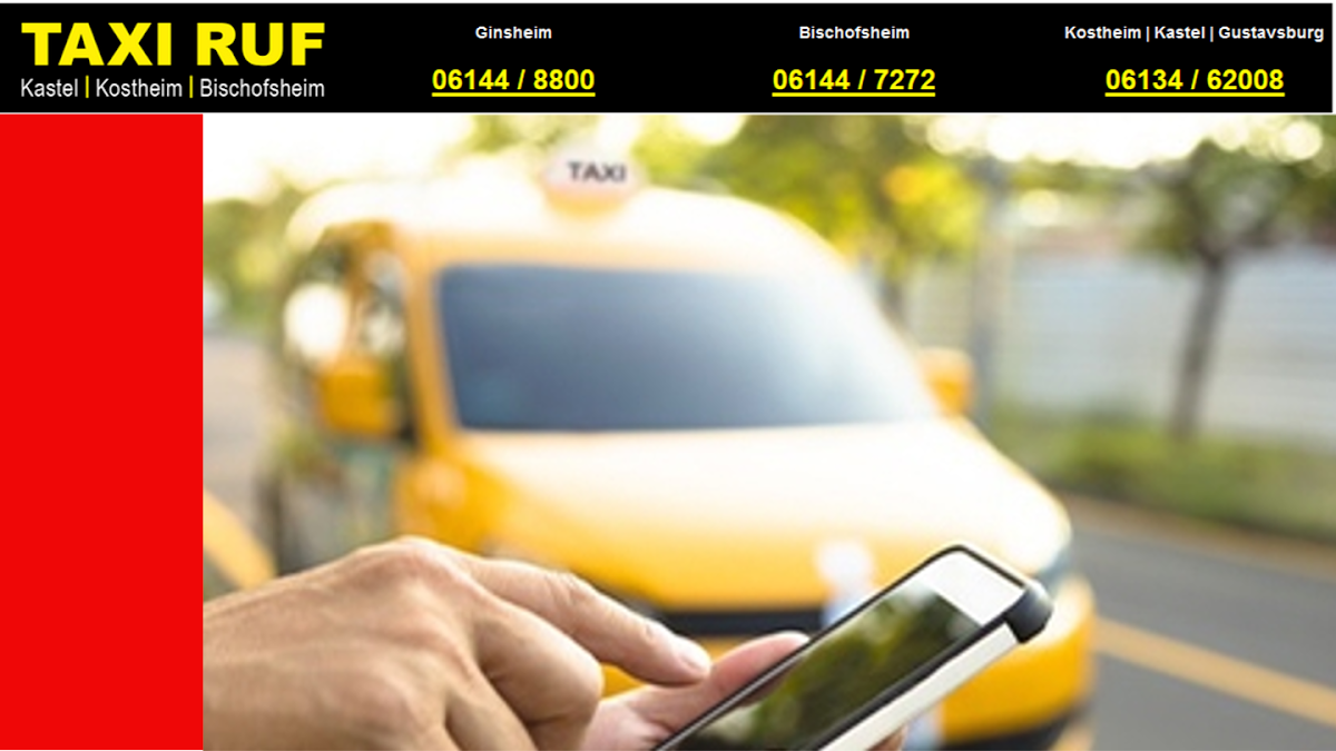 Taxi Ruf Kastel, Kostheim, Taxi in Wiesbaden – Foto 1 von 1