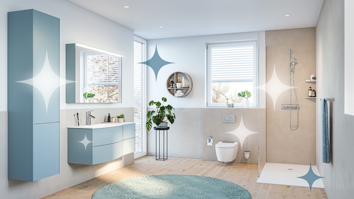 Viterma Badsanierung, Sanitärinstallation in Sinn