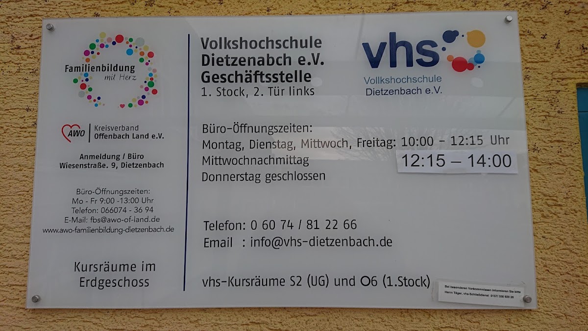 Volkshochschule Dietzenbach, Schule in Dietzenbach