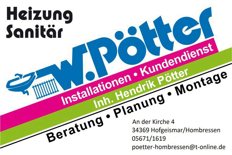 W. Pötter Heizung Sanitär Inh. Hendrik Pötter, Sanitärinstallation in Hofgeismar – Foto 1 von 1