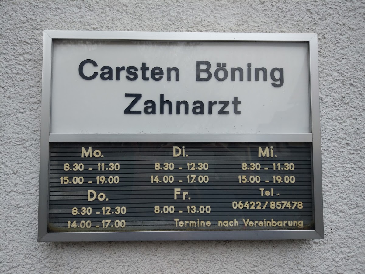 Zahnarztpraxis Carsten Böning, Zahnarzt in Kirchhain – Foto 1 von 1